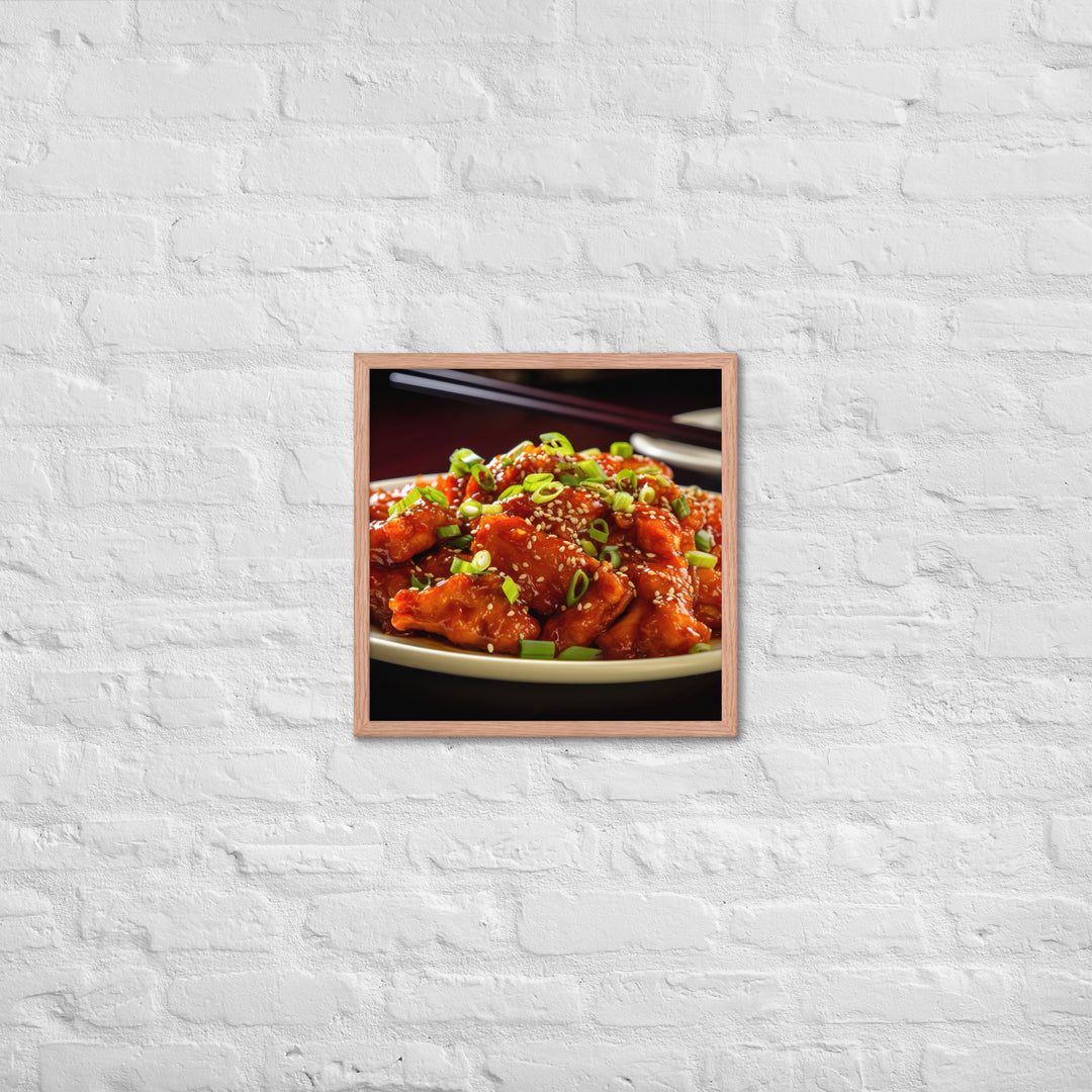 General Tso's Chicken Framed poster 🤤 from Yumify.AI