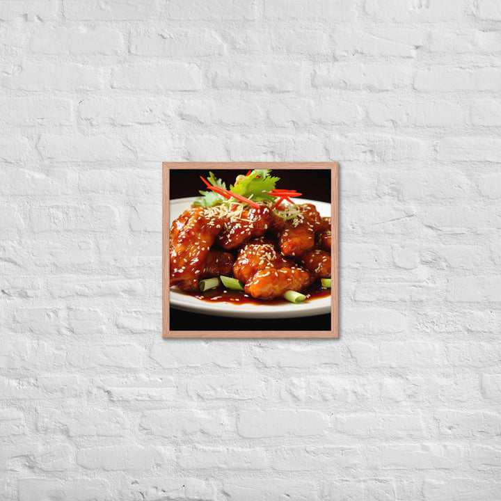 General Tso's Chicken Framed poster 🤤 from Yumify.AI