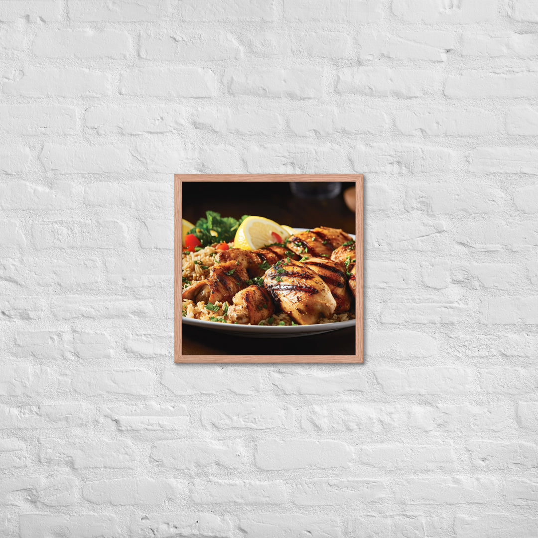 Shish Taouk Framed poster 🤤 from Yumify.AI