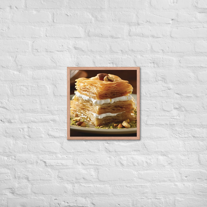 Baklava Framed poster 🤤 from Yumify.AI