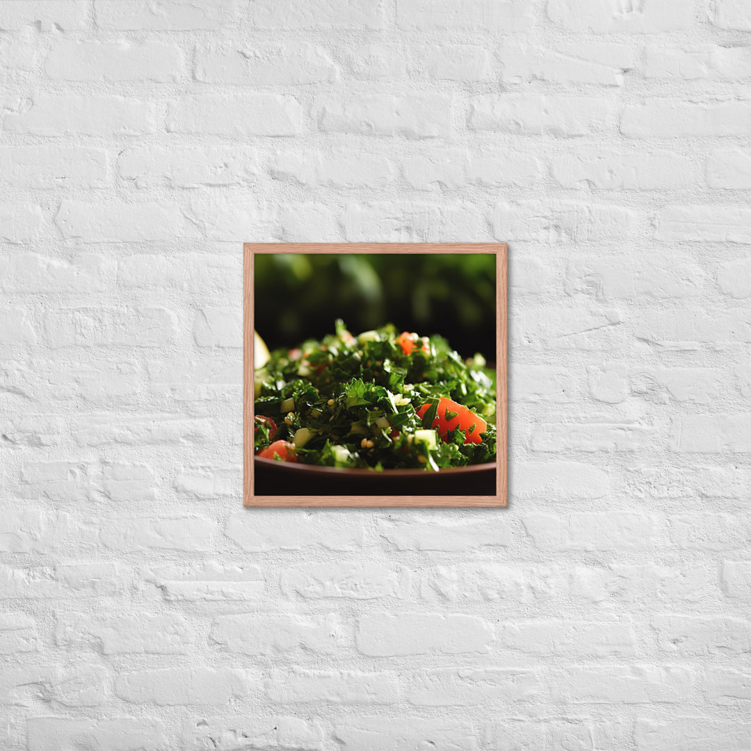 Tabbouleh Framed poster 🤤 from Yumify.AI