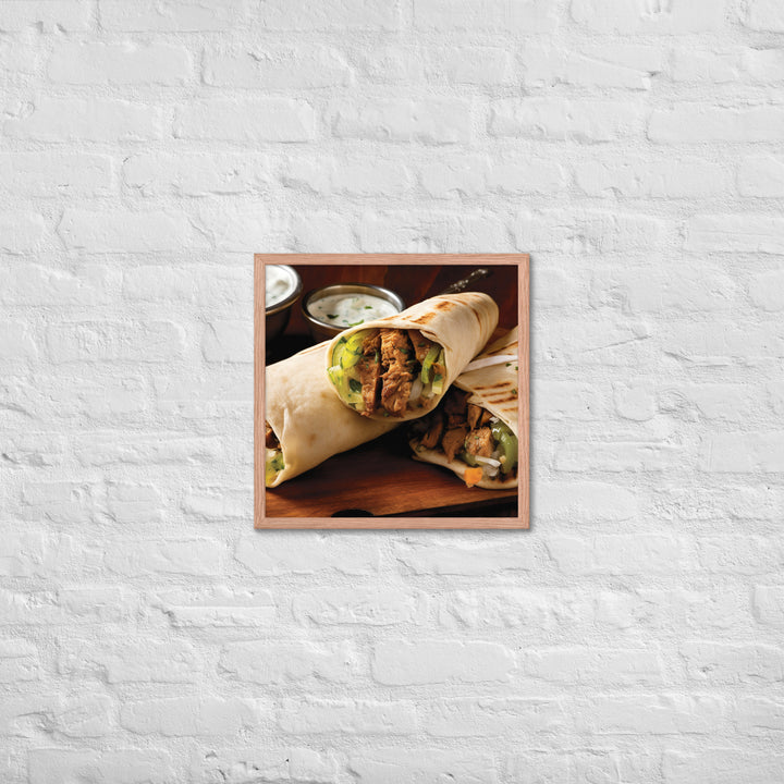 Shawarma Framed poster 🤤 from Yumify.AI