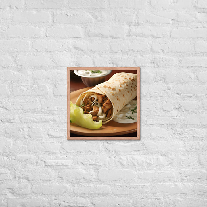 Shawarma Framed poster 🤤 from Yumify.AI