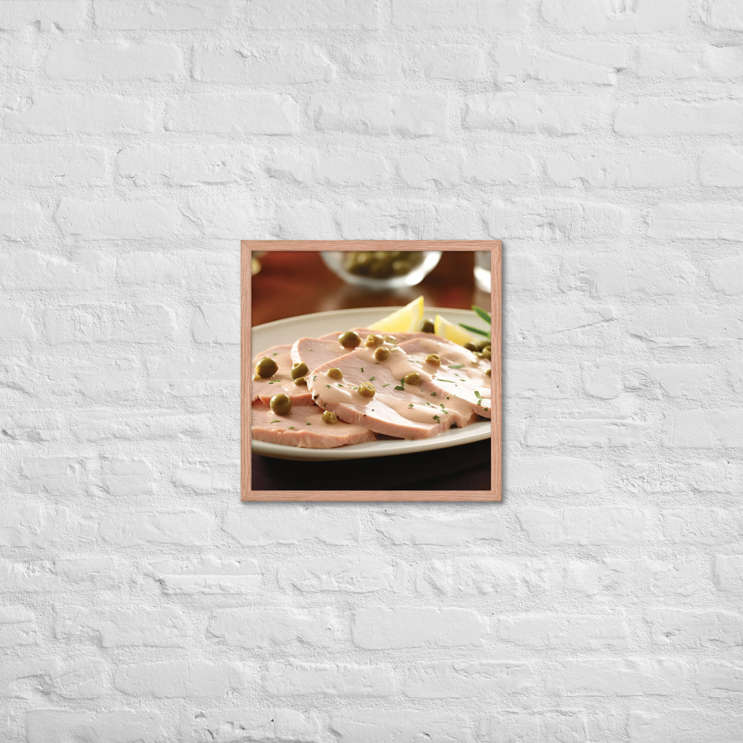 Vitello Tonnato Framed poster 🤤 from Yumify.AI