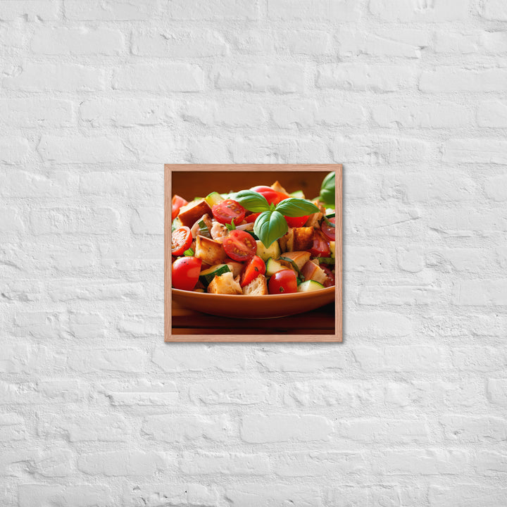 Panzanella Framed poster 🤤 from Yumify.AI