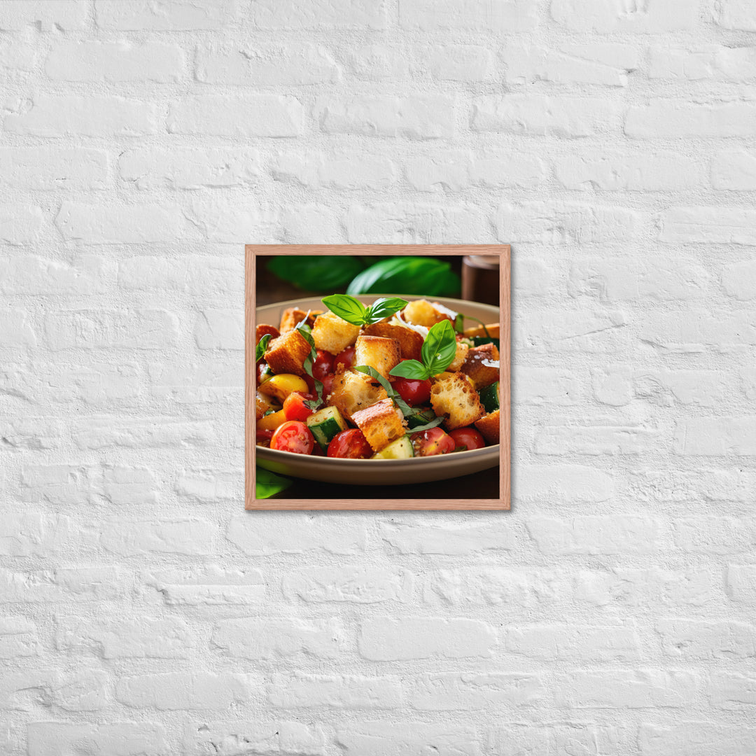 Panzanella Framed poster 🤤 from Yumify.AI