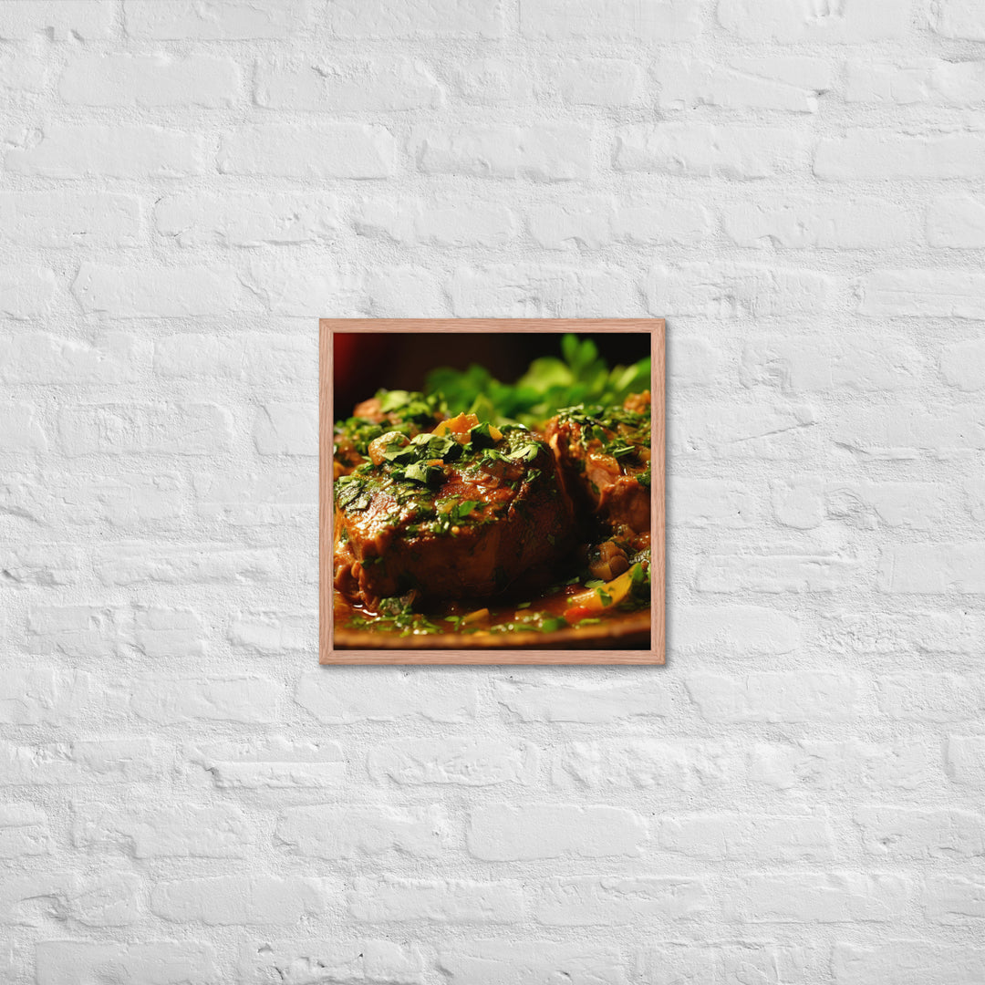 Osso Buco Framed poster 🤤 from Yumify.AI