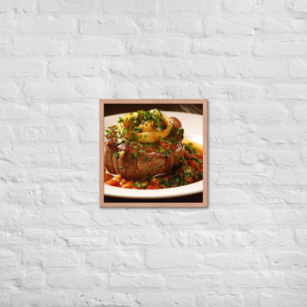 Osso Buco Framed poster 🤤 from Yumify.AI