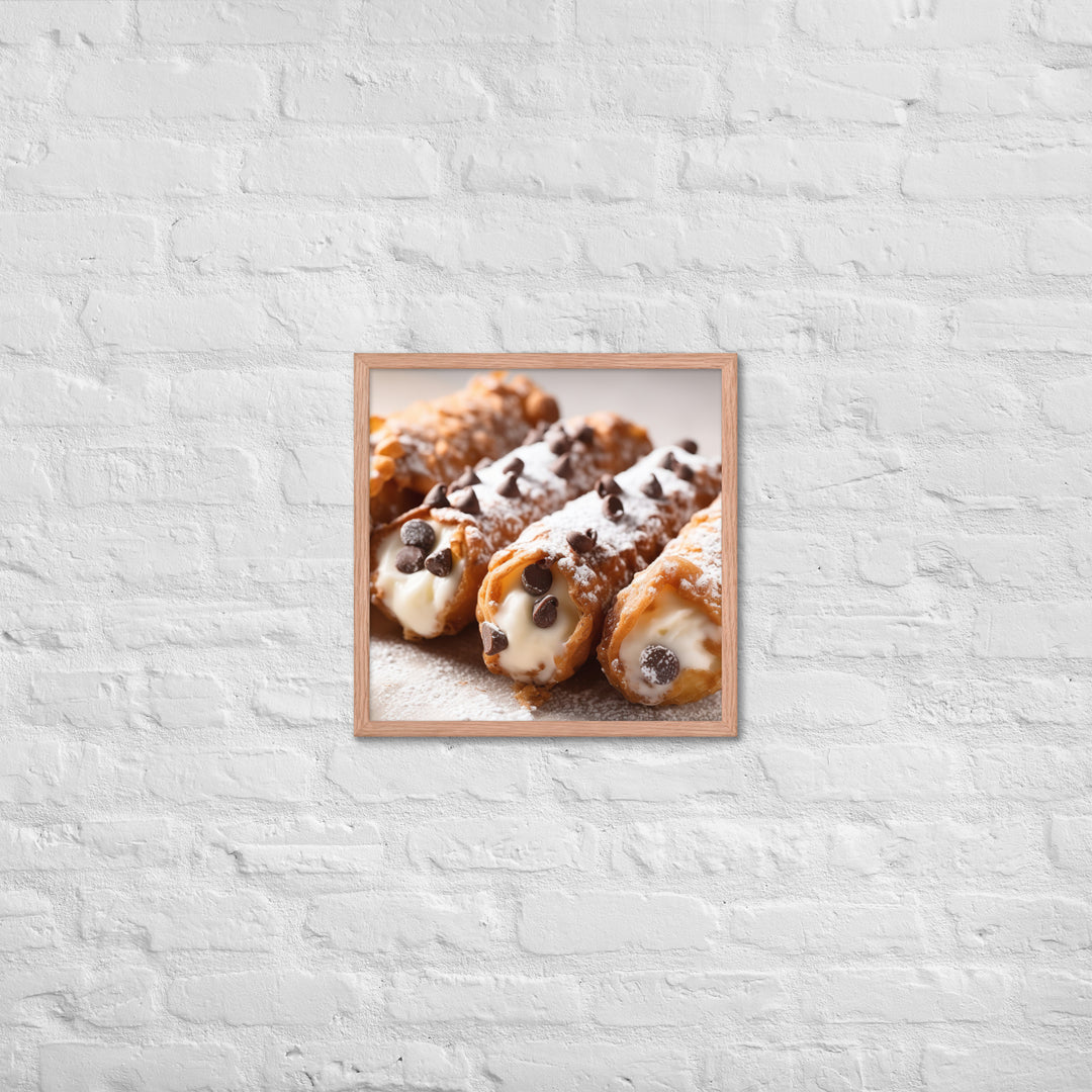 Cannoli Framed poster 🤤 from Yumify.AI