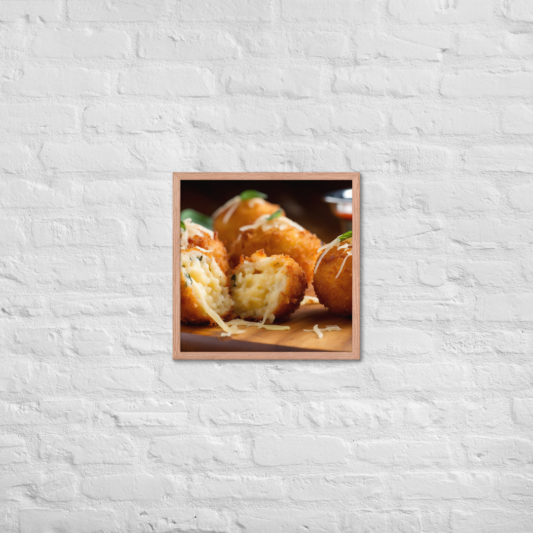 Arancini Framed poster 🤤 from Yumify.AI