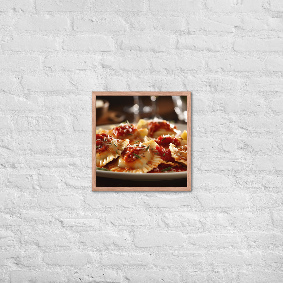 Ravioli Framed poster 🤤 from Yumify.AI