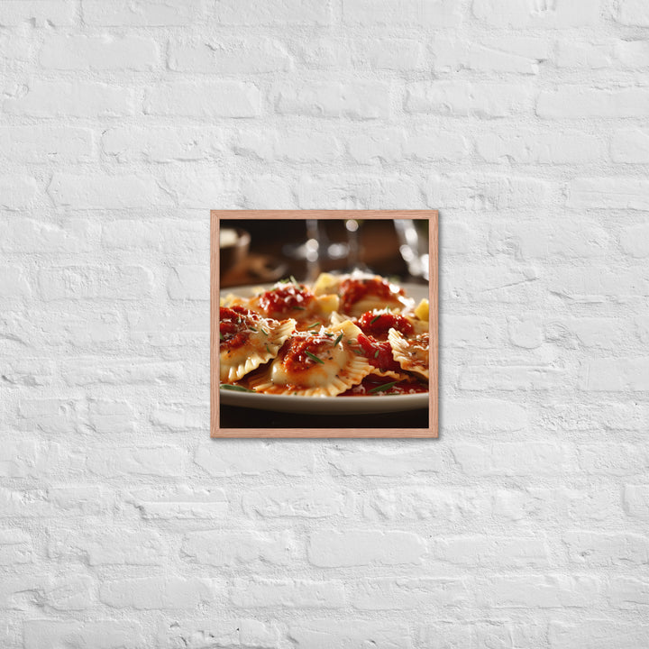 Ravioli Framed poster 🤤 from Yumify.AI