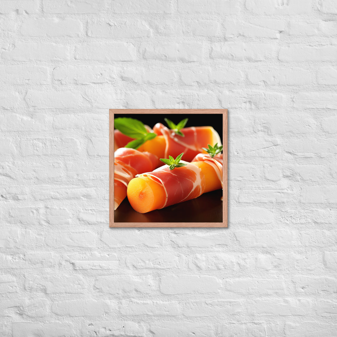 Prosciutto e Melone Framed poster 🤤 from Yumify.AI