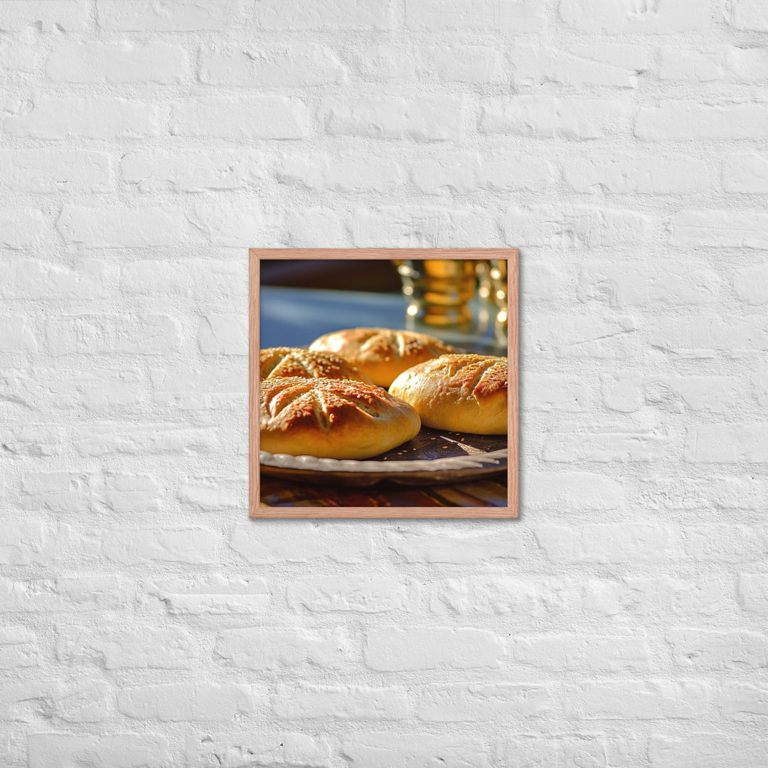 Moroccan Bread Framed poster 🤤 from Yumify.AI