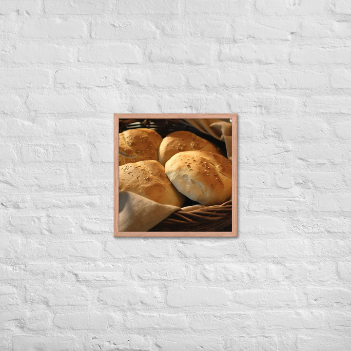 Moroccan Bread Framed poster 🤤 from Yumify.AI