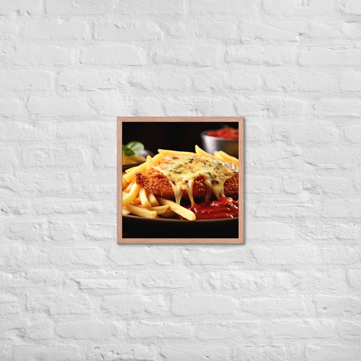 Chicken Parmigiana Framed poster 🤤 from Yumify.AI