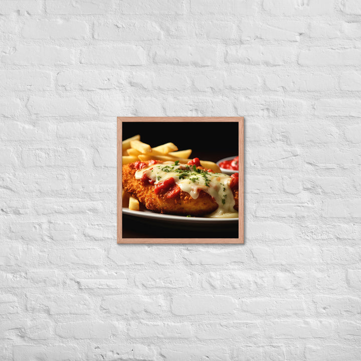 Chicken Parmigiana Framed poster 🤤 from Yumify.AI