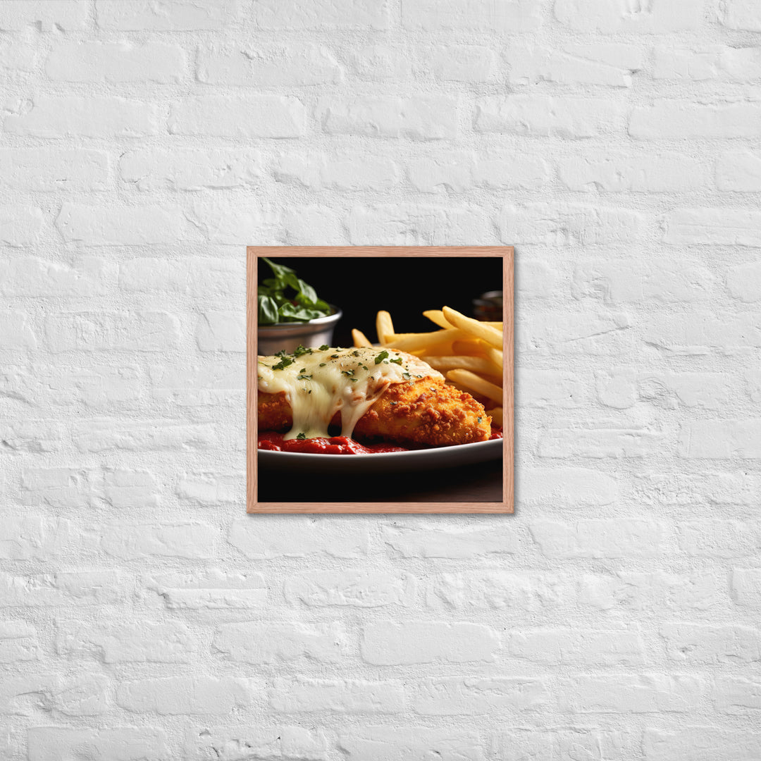 Chicken Parmigiana Framed poster 🤤 from Yumify.AI