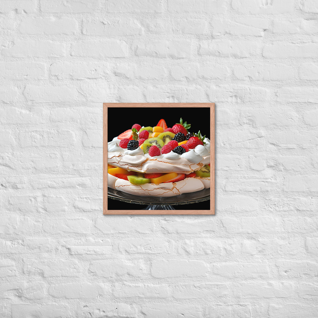 Pavlova Framed poster 🤤 from Yumify.AI