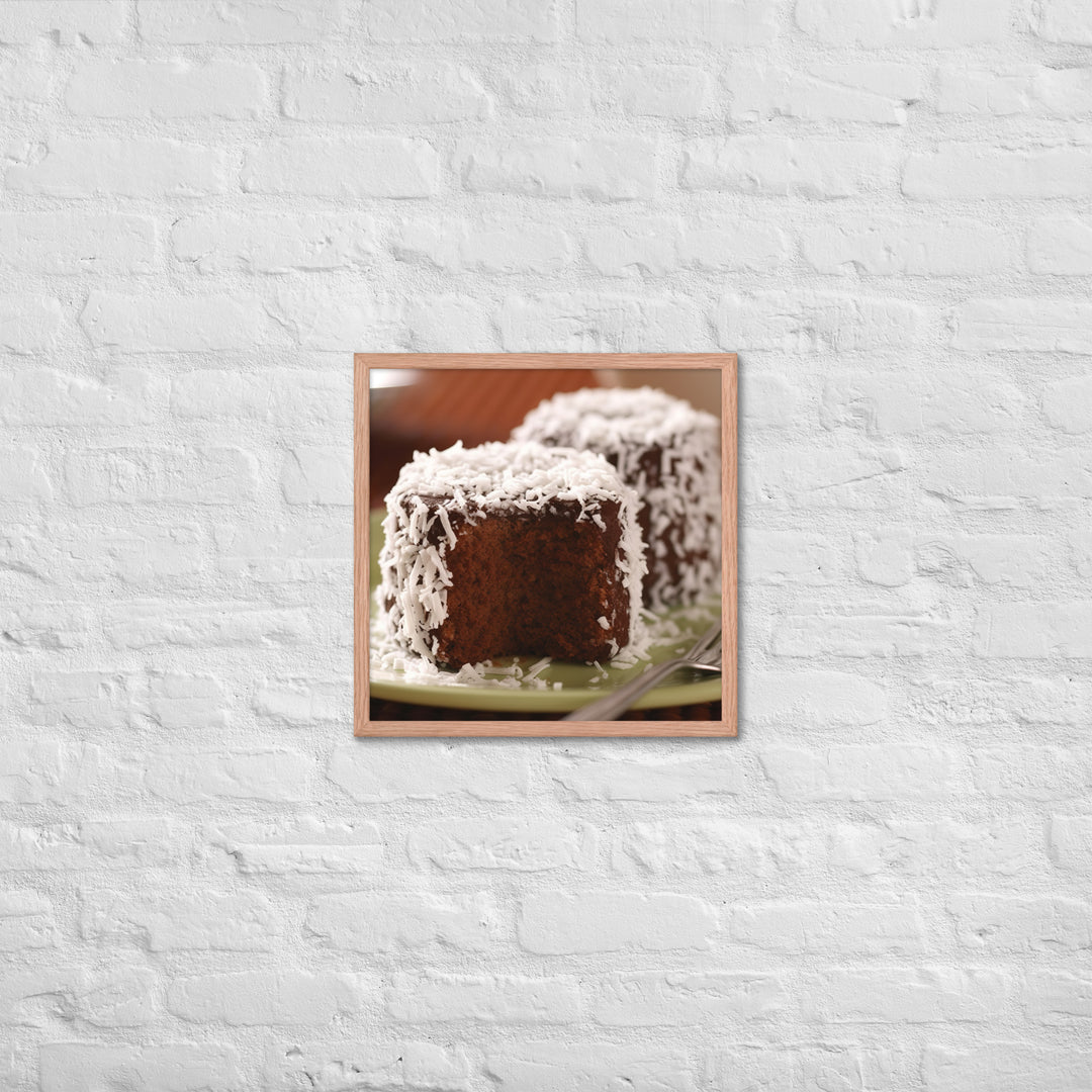 Lamingtons Framed poster 🤤 from Yumify.AI