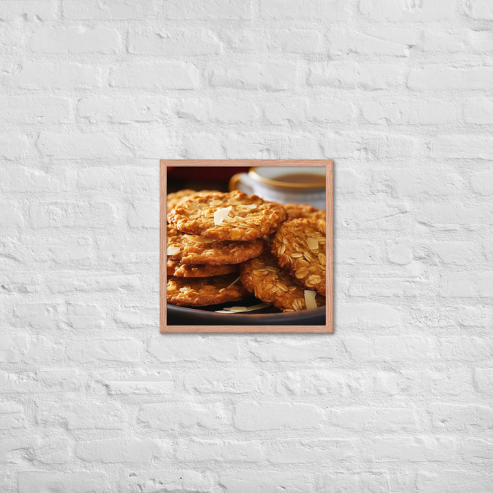 Anzac Biscuits Framed poster 🤤 from Yumify.AI