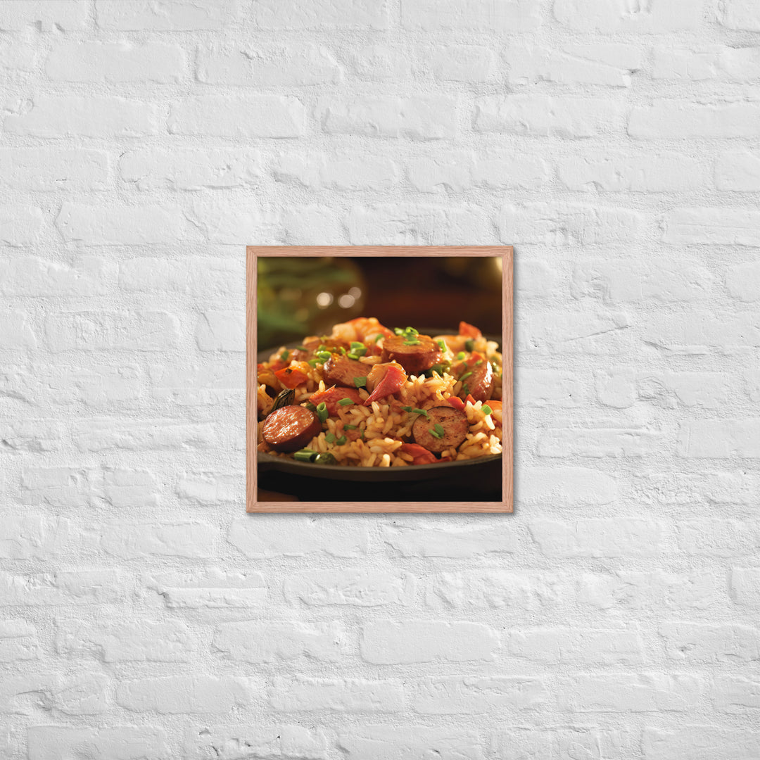 Jambalaya Framed poster 🤤 from Yumify.AI