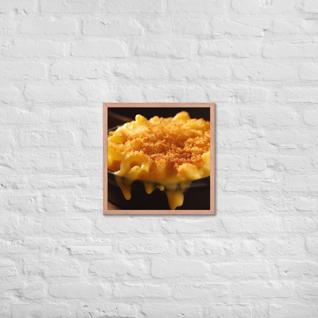 Macaroni and Cheese Framed poster 🤤 from Yumify.AI