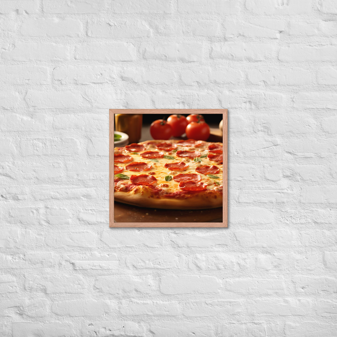 Pizza Framed poster 🤤 from Yumify.AI