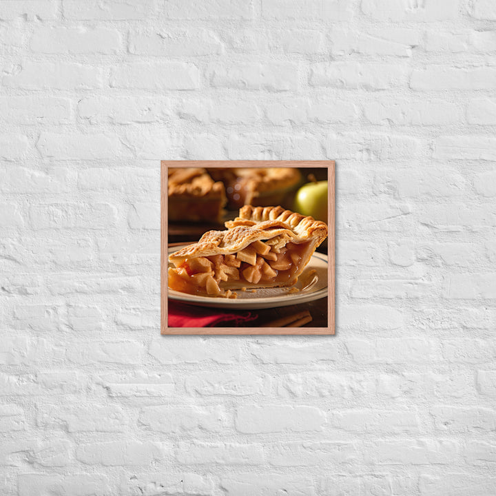 Apple Pie Framed poster 🤤 from Yumify.AI