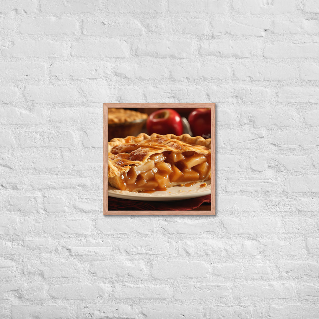 Apple Pie Framed poster 🤤 from Yumify.AI