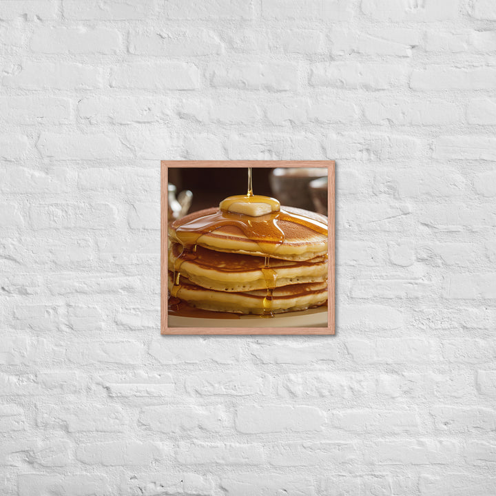 Pancakes Framed poster 🤤 from Yumify.AI