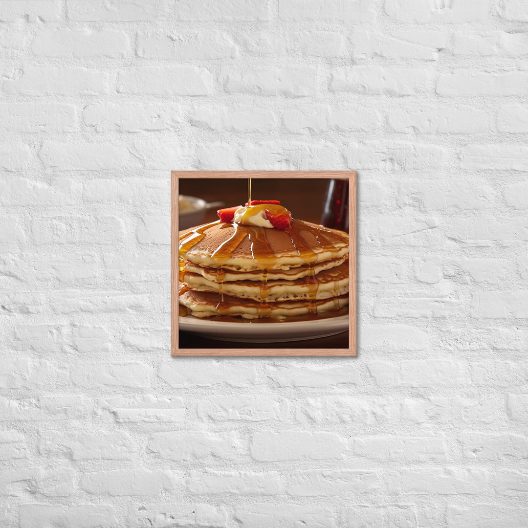 Pancakes Framed poster 🤤 from Yumify.AI