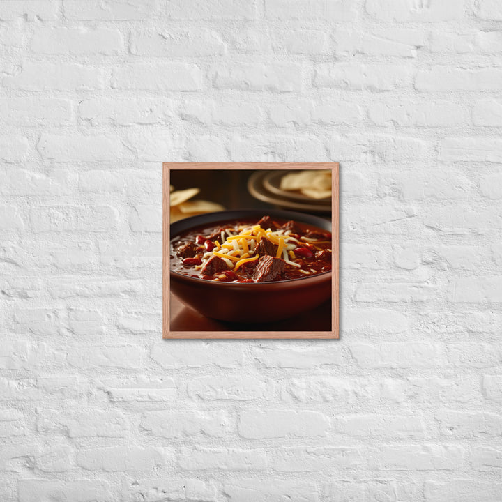 Texas Chili Framed poster 🤤 from Yumify.AI