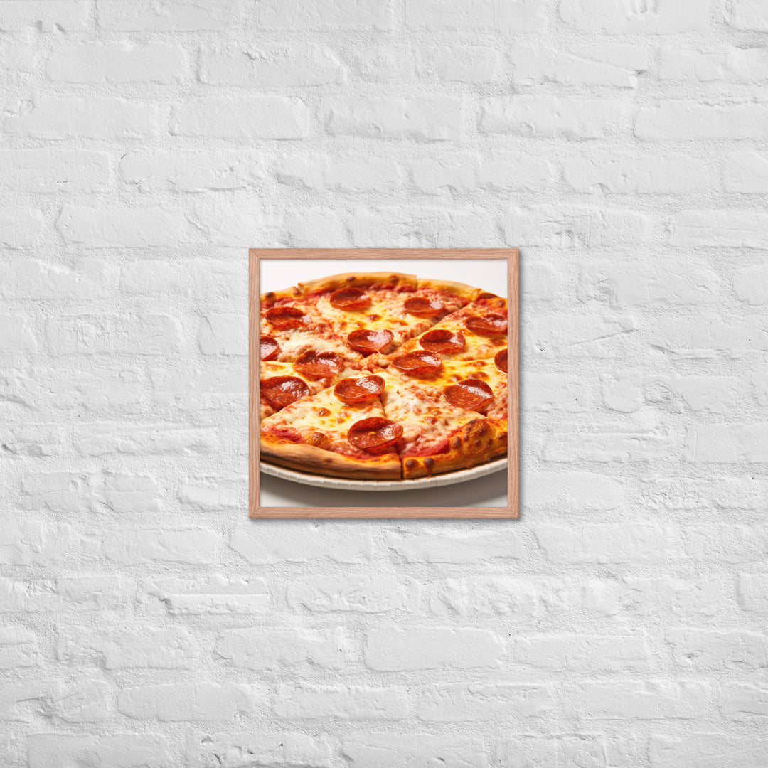 New York style Pizza Framed poster 🤤 from Yumify.AI