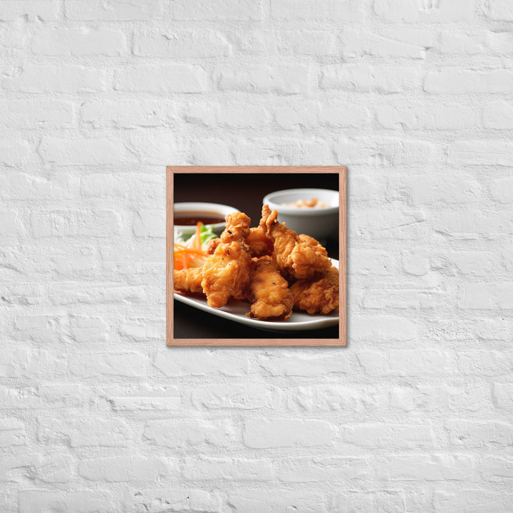 Japanese Karaage Framed poster 🤤 from Yumify.AI
