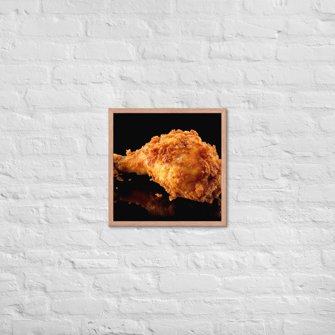 Buttermilk Fried Chicken Framed poster 🤤 from Yumify.AI