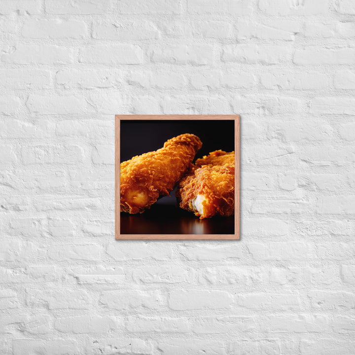 Buttermilk Fried Chicken Framed poster 🤤 from Yumify.AI