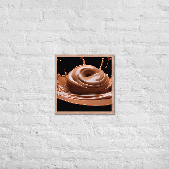 Milk Chocolate Framed poster 🤤 from Yumify.AI