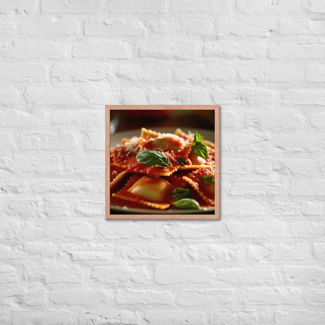 Ravioli Framed poster 🤤 from Yumify.AI