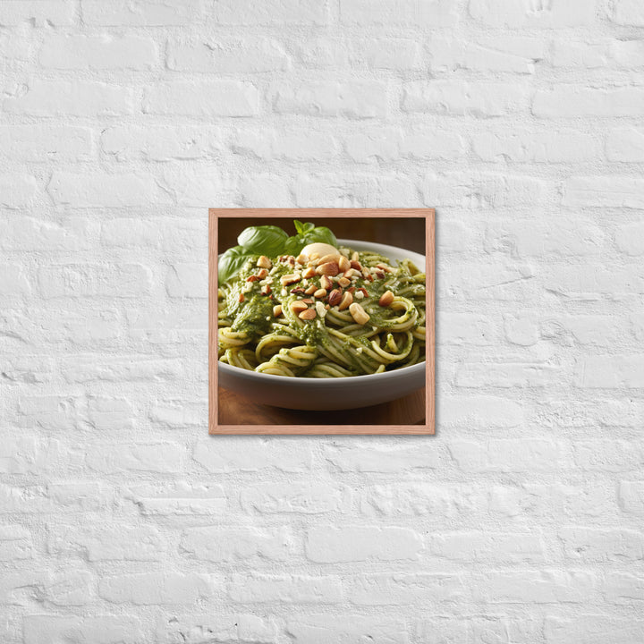 Pesto Pasta Framed poster 🤤 from Yumify.AI