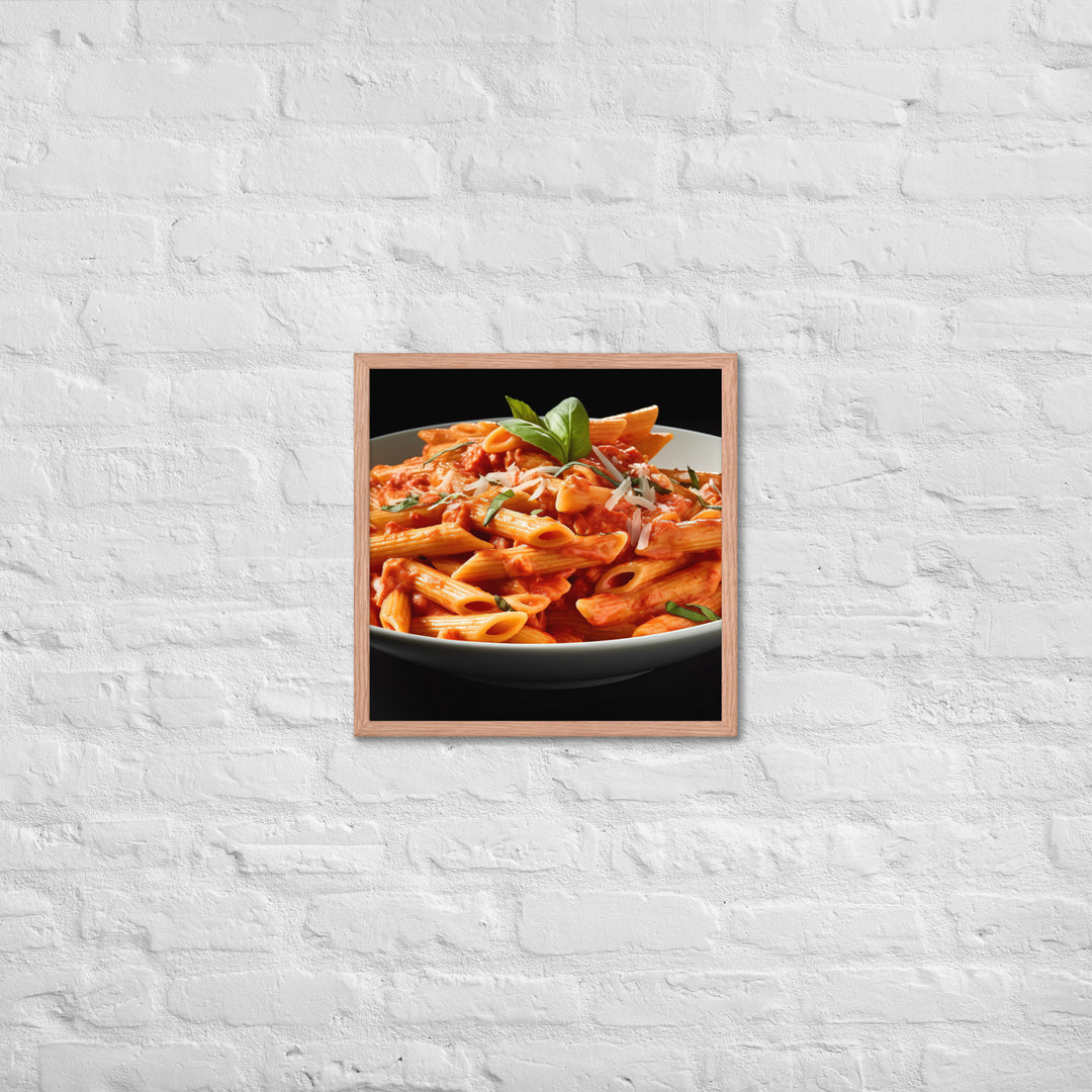 Penne alla Vodka Framed poster 🤤 from Yumify.AI