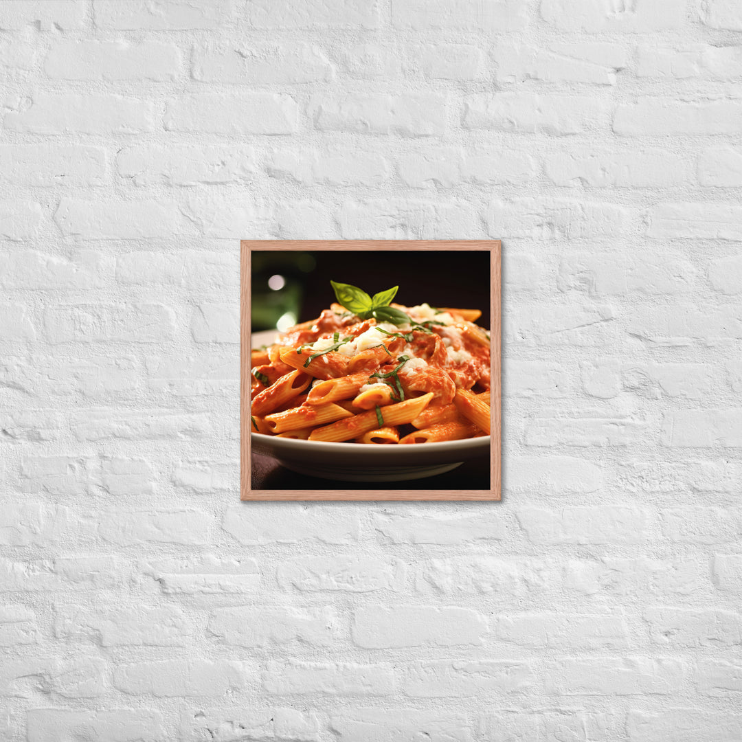 Penne alla Vodka Framed poster 🤤 from Yumify.AI