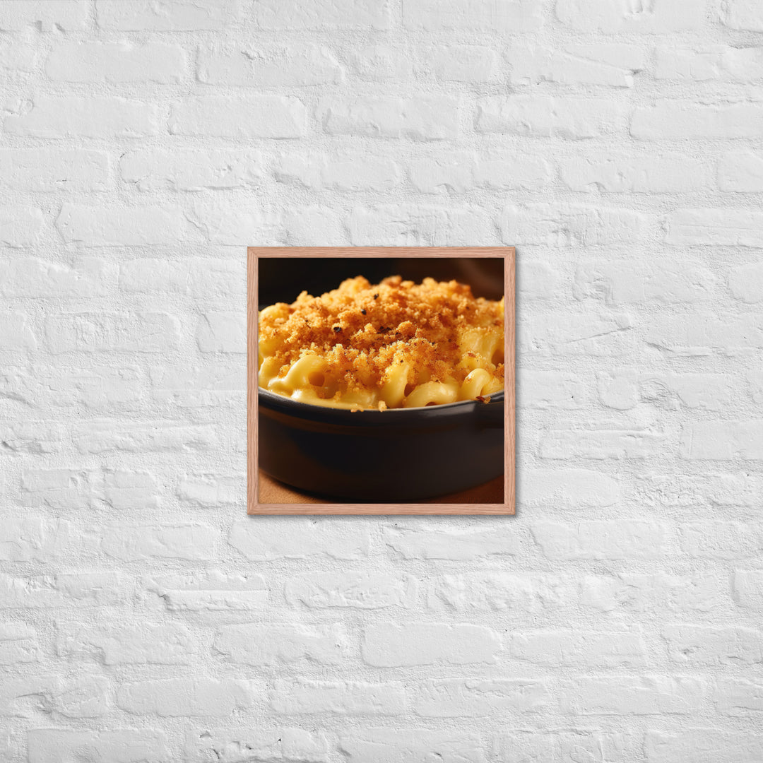 Macaroni and Cheese Framed poster 🤤 from Yumify.AI