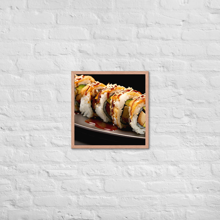 Unagi Roll Framed poster 🤤 from Yumify.AI