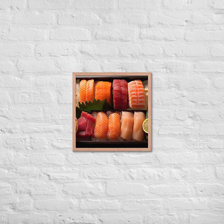 Sashimi Framed poster 🤤 from Yumify.AI