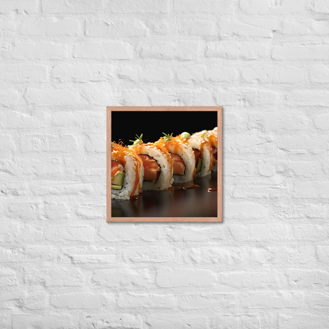 Philadelphia Roll Framed poster 🤤 from Yumify.AI