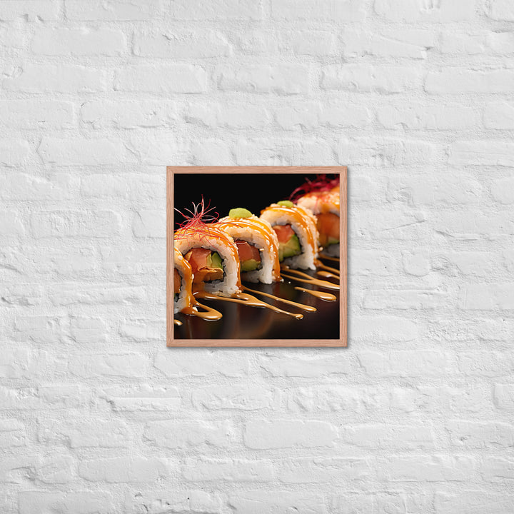 Philadelphia Roll Framed poster 🤤 from Yumify.AI