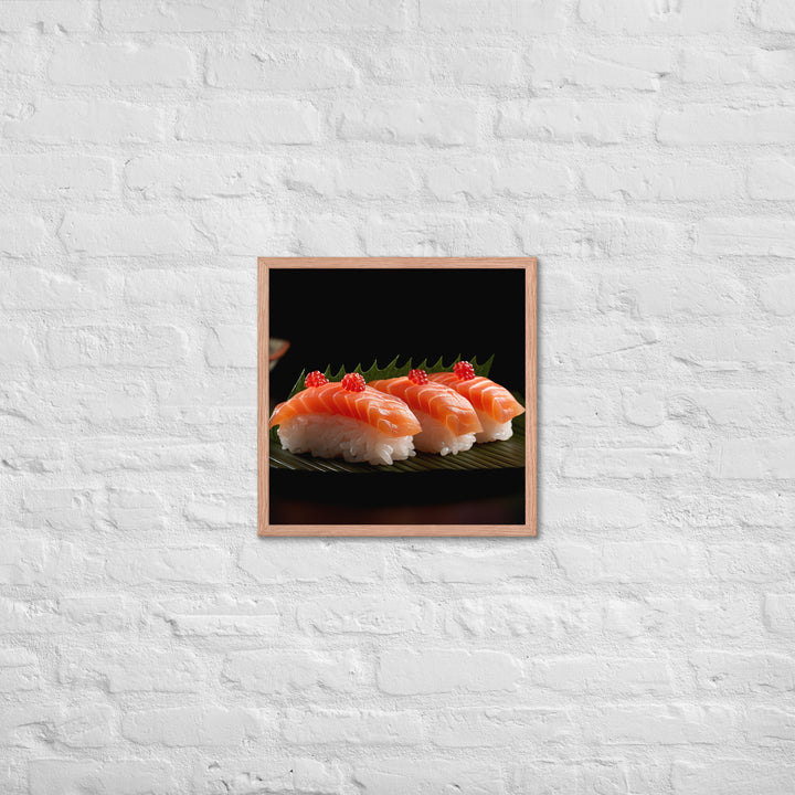 Nigiri Sushi Framed poster 🤤 from Yumify.AI