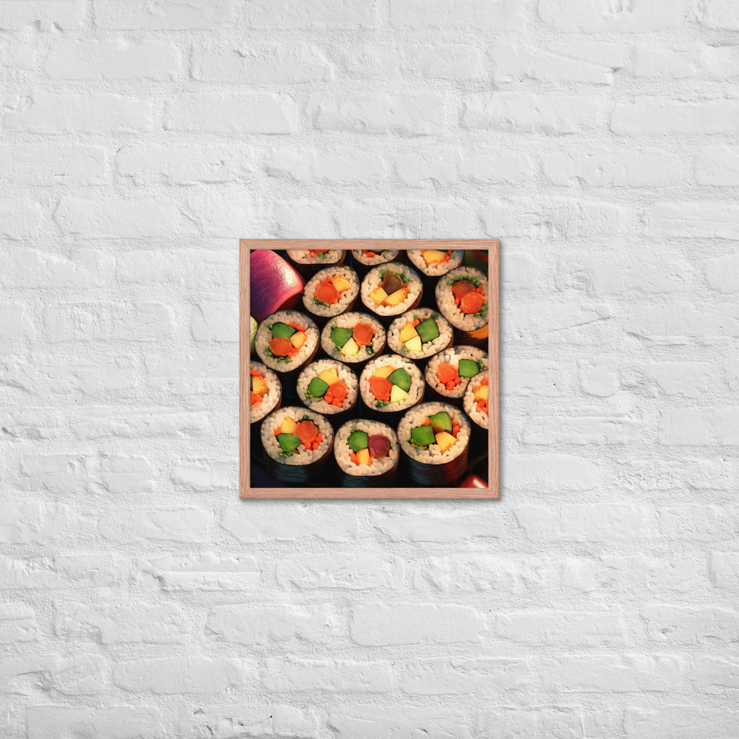 Maki Sushi Framed poster 🤤 from Yumify.AI