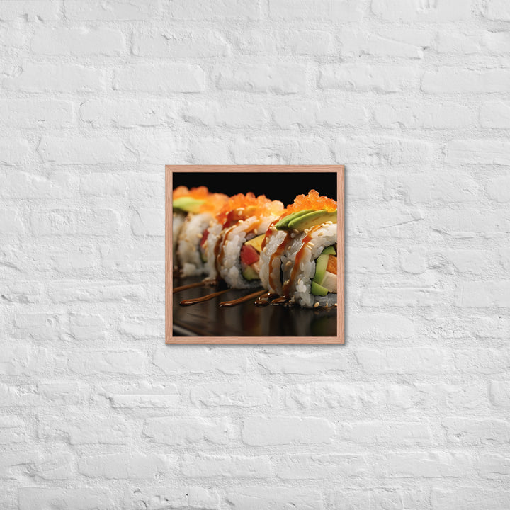 California Roll Framed poster 🤤 from Yumify.AI
